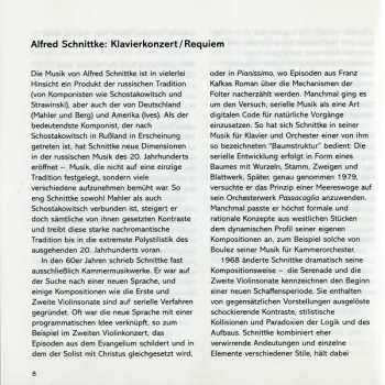 CD Alfred Schnittke: Requiem / Piano Concerto