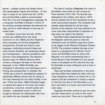 CD Alfred Schnittke: Requiem / Piano Concerto