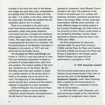 CD Alfred Schnittke: Requiem / Piano Concerto