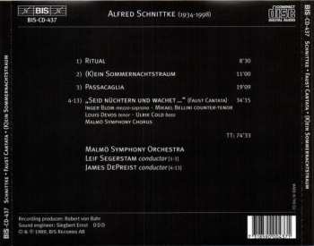 CD Alfred Schnittke: Ritual / (K)ein Sommernachtstraum / Passacaglia / Seid Nüchtern Und Wachet (Faust Cantata)