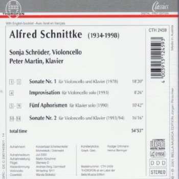 CD Alfred Schnittke: Werke Für Cello Und Klavier