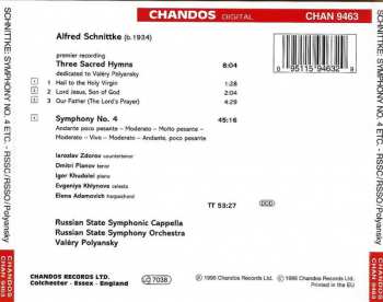CD Russian State Symphony Orchestra: Symphony No. 4 • Three Sacred Hymns