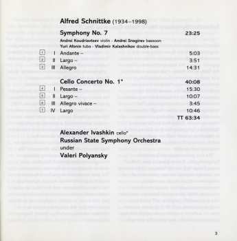 CD Alfred Schnittke: Symphony No. 7 / Cello Concerto No. 1