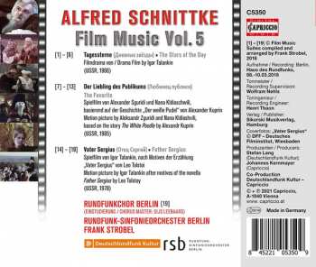 CD Alfred Schnittke: Tagessterne / Der Liebling Des Publikums / Vater Sergius