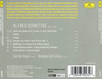 CD Alfred Schnittke: Works For Violin And Piano