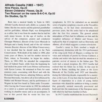 CD Alfredo Casella: Piano Music