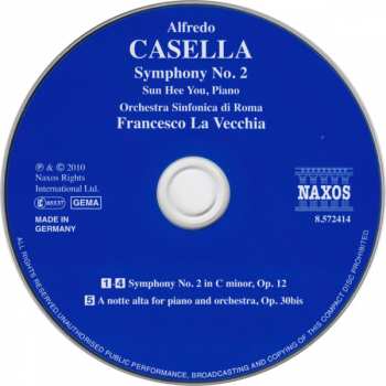 CD Alfredo Casella: Symphony No. 2 / 