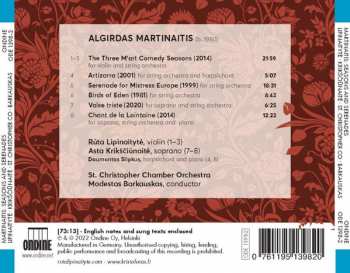 CD St. Christopher Chamber Orchestra: Seasons And Serenades