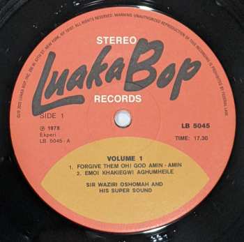5LP/Doos Waziri Oshomah: Vol. 1-5 (1978-1984) LTD