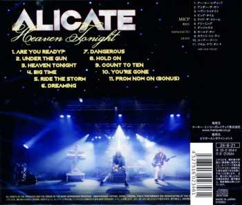 CD Alicate: Heaven Tonight = ヘヴン・トゥナイト 
