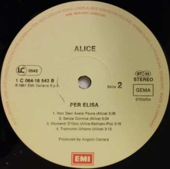 LP Alice: Per Elisa