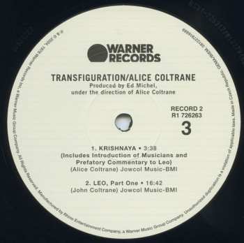 2LP Alice Coltrane: Transfiguration