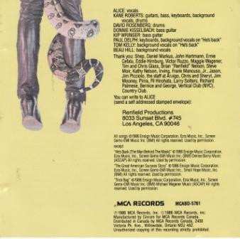 CD Alice Cooper: Constrictor