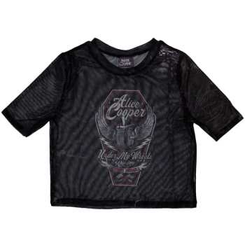 Merch Alice Cooper: Dames Crop Top Under My Wheels