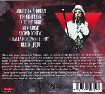 CD Alice Cooper: Live In Detroit 1971