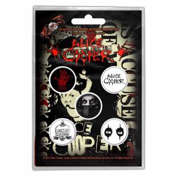 Merch Alice Cooper: Set Badges Eyes