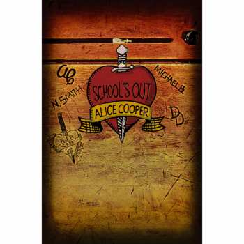 Merch Alice Cooper: Textielposter Schools Out