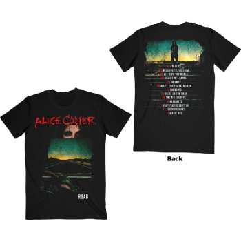 Merch Alice Cooper: Alice Cooper Unisex T-shirt: Road Cover Tracklist (back Print) (small) S