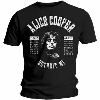 Merch Alice Cooper: T-shirt School's Out Lyrics 