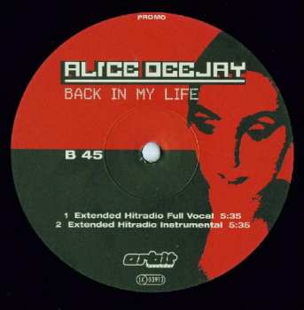 LP Alice Deejay: Back In My Life