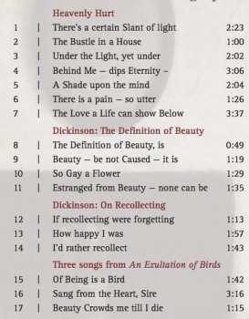 CD Alice Parker: Heavenly Hurt: Poems By Emily Dickinson