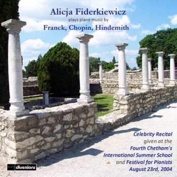 CD César Franck: Plays Piano Music By Franck, Chopin, Hindemith