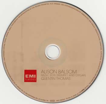 CD Alison Balsom: Music For Trumpet And Organ