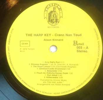 LP Alison Kinnaird: The Harp Key - Crann Nan Teud
