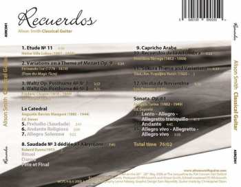 CD Alison Smith: Recuerdos  