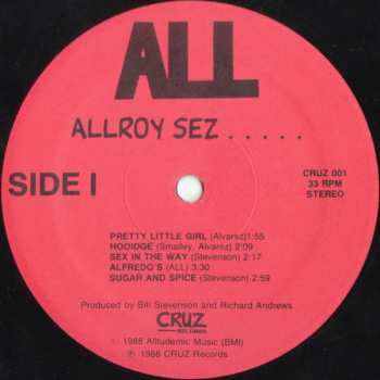 LP ALL: Allroy Sez .....
