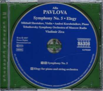 CD Alla Pavlova: Symphony No. 5 • Elegy