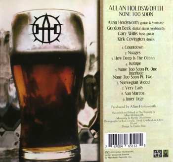 CD Allan Holdsworth: None Too Soon