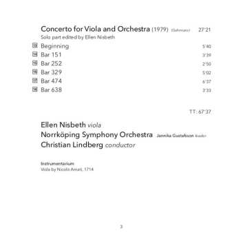 SACD Norrköping Symphony Orchestra: Symphony No. 15 / Viola Concerto