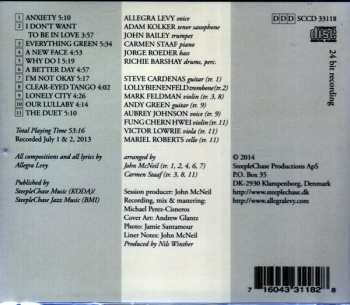 CD Allegra Levy: Lonely City