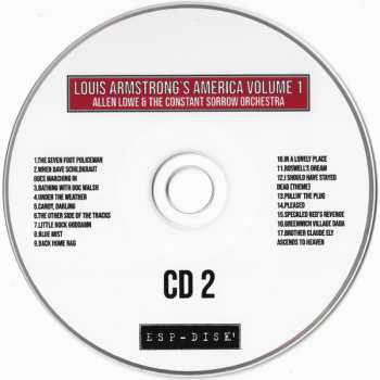 2CD Allen Lowe And The Constant Sorrow Orchestra: Louis Armstrong's America   Volume 1