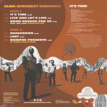 LP Alma Afrobeat Ensemble: It's Time