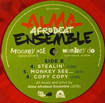 LP Alma Afrobeat Ensemble: Monkey See, Monkey Do