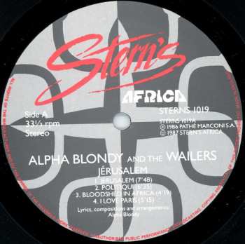 LP The Wailers: Jerusalem