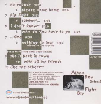 CD Alpha Boy School: Big Fight