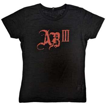 Merch Alter Bridge: Dames T-shirt Ab Iii Red Logo Alter Bridge