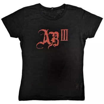 Dames T-shirt Ab Iii Red Logo Alter Bridge