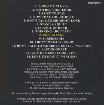 4CD/Doos Altered Images: The Epic Years