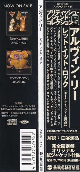 CD Alvin Lee: Let It Rock LTD