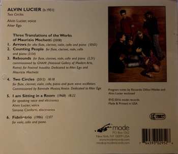 CD Alvin Lucier: Two Circles