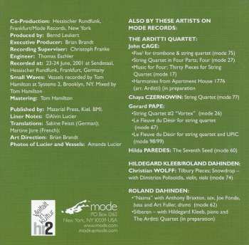 CD Arditti Quartet: Navigations For Strings / Small Waves