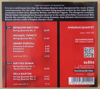 2CD Béla Bartók: The RIAS Recordings, Vol. IV - Modernism