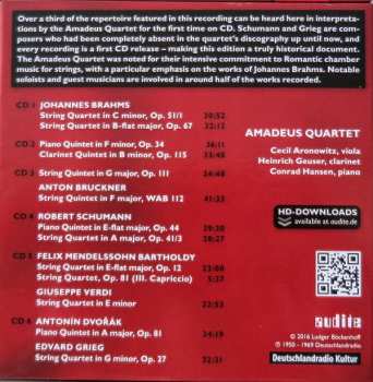 6CD/Doos Amadeus-Quartett: The RIAS Recordings, Vol. V - Romanitcism