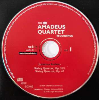 6CD/Doos Amadeus-Quartett: The RIAS Recordings, Vol. V - Romanitcism
