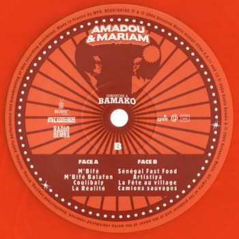 2LP/CD Amadou & Mariam: Dimanche À Bamako CLR