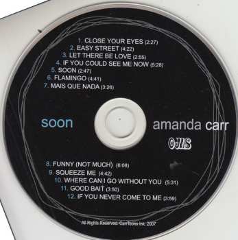 CD Amanda Carr: Soon